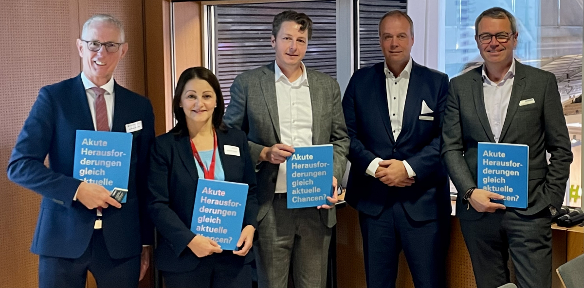 In guter Tradition haben auch 2022 die fünf Partner die Logistikstudie auf der Expo Real vorgestellt.