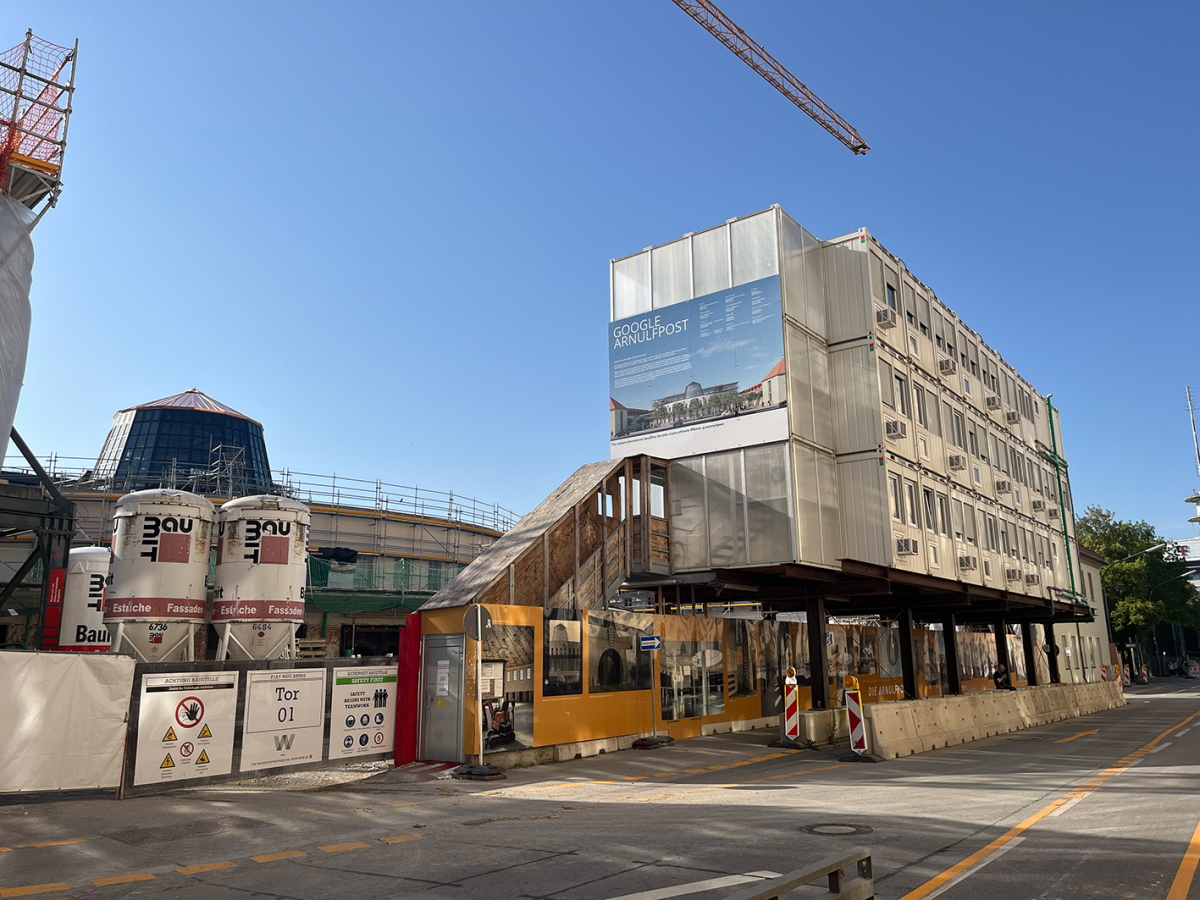 Photo: bulwiengesa Google - Refurbishment and expansion under own management in Munich.